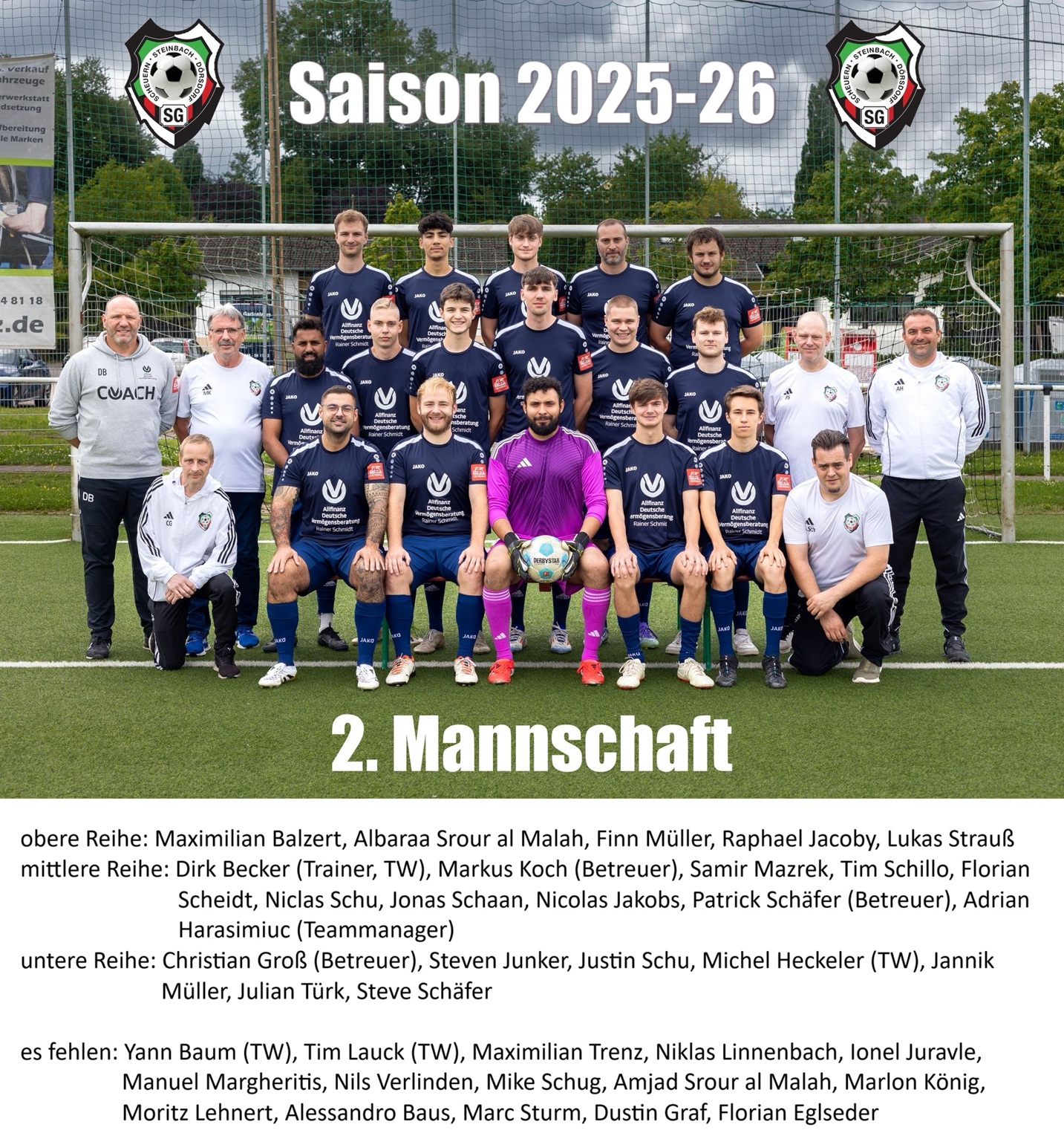 Bild 2. Mannschaft 25/26