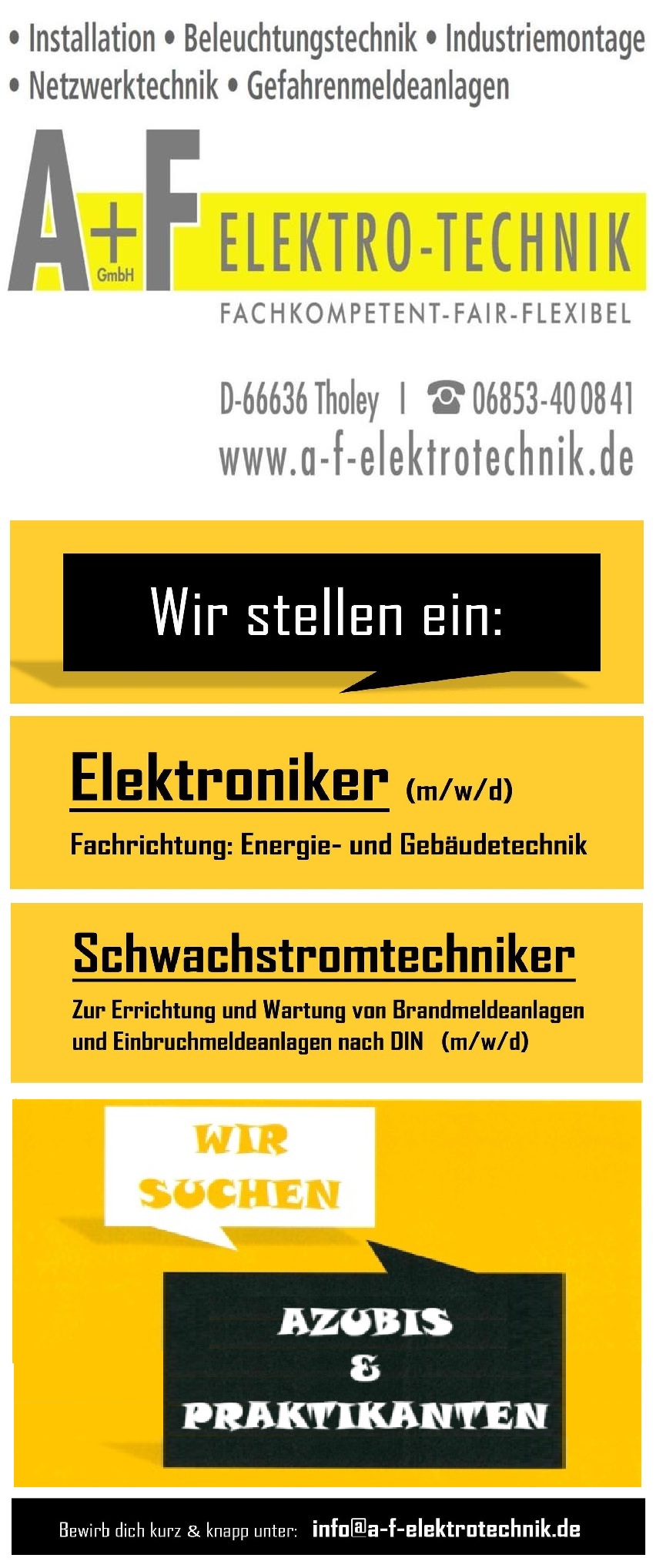 Werbepartner der Woche